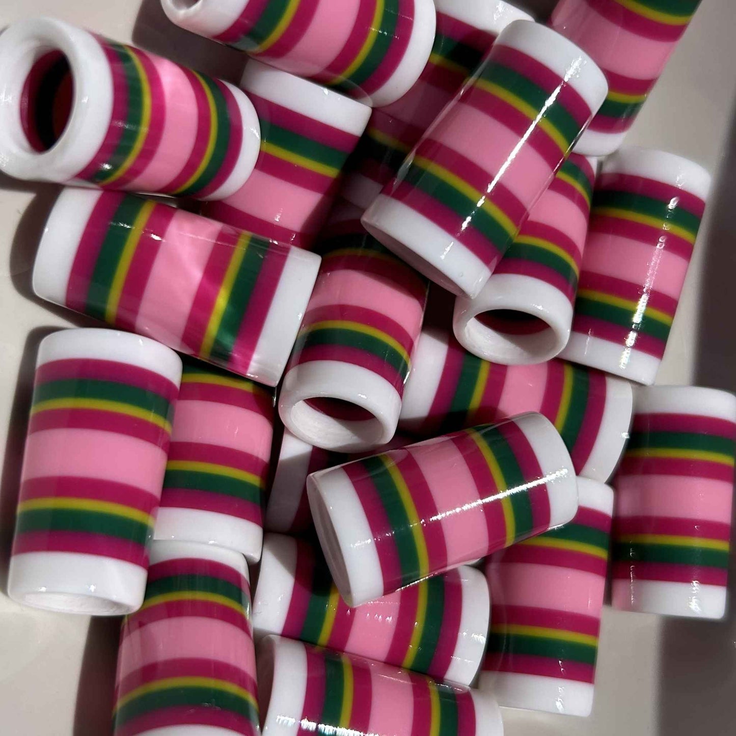 White, Magenta, Green, Yellow, Pink custom golf ferrules