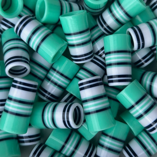 Mint Green, White, and Navy 3D-printed golf ferrules