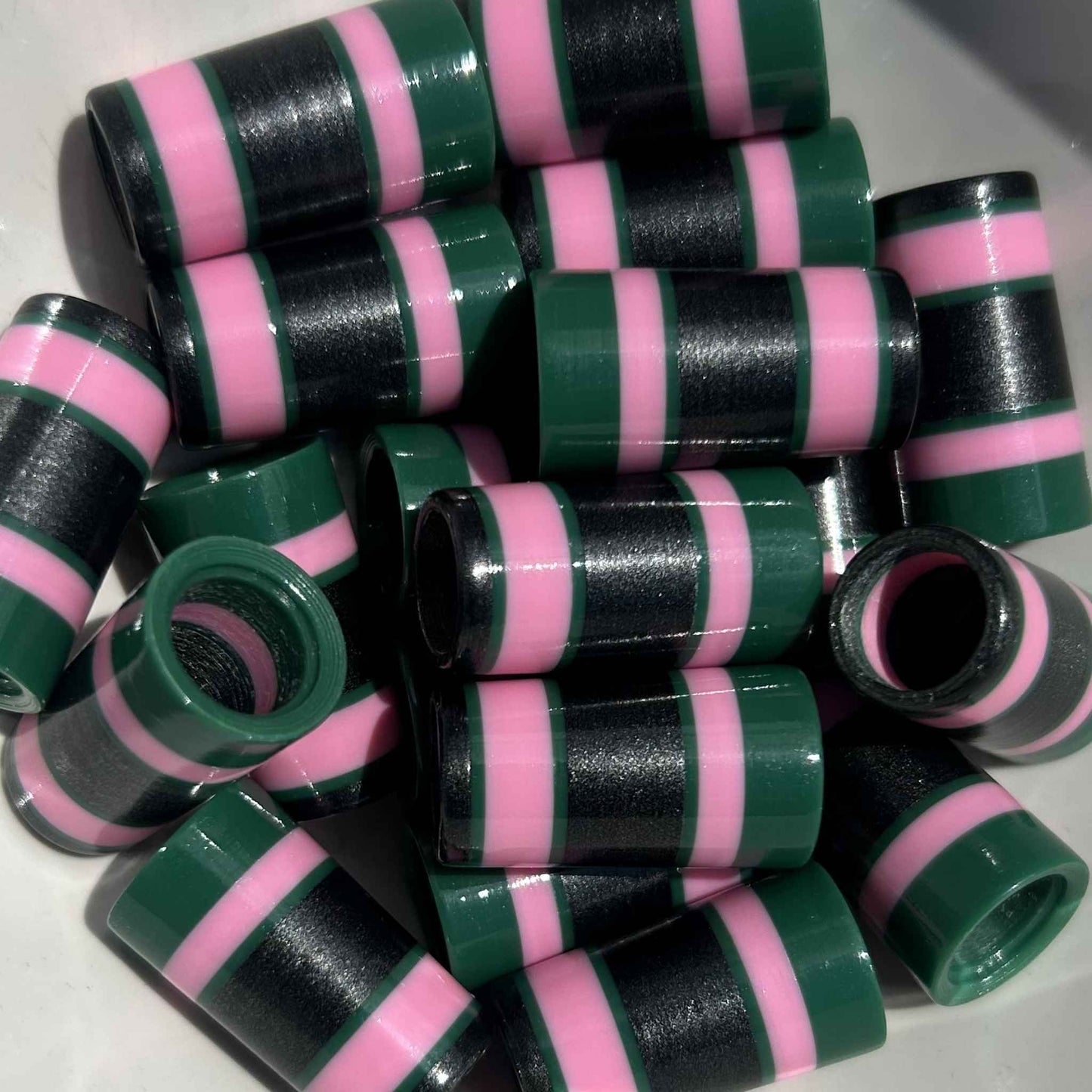 Green, Pink, Metallic Green golf ferrules