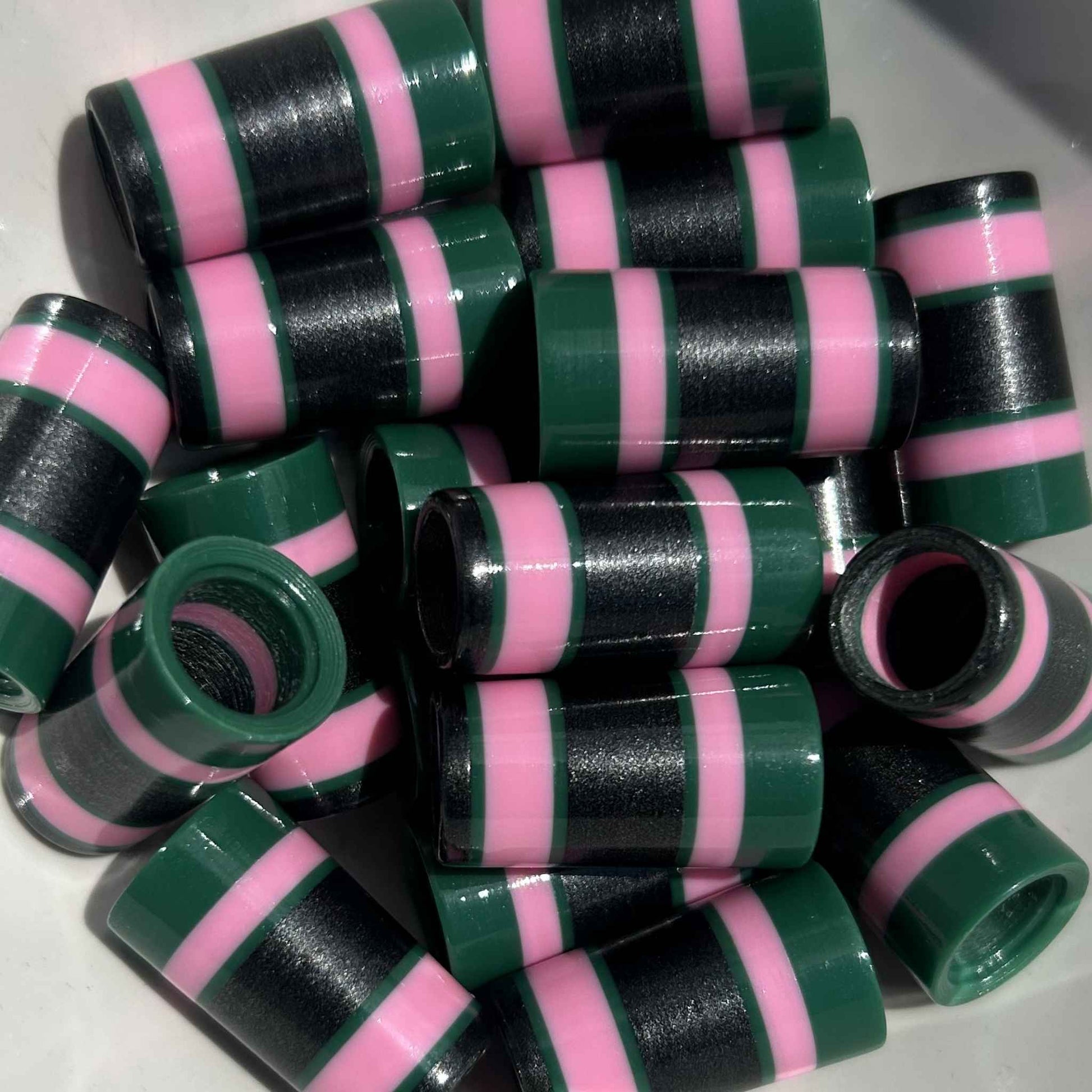 Green, Pink, Metallic Green golf ferrules