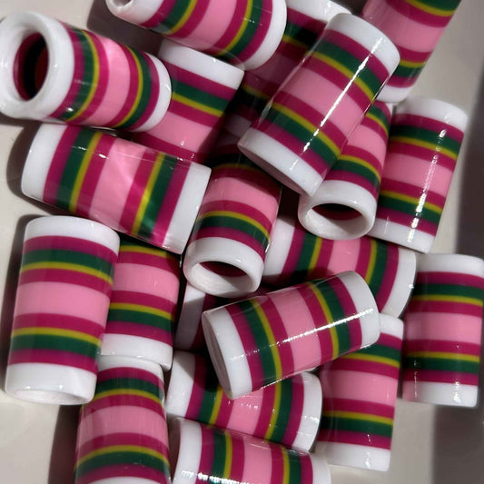 White, Magenta, Green, Yellow, Pink custom golf ferrules